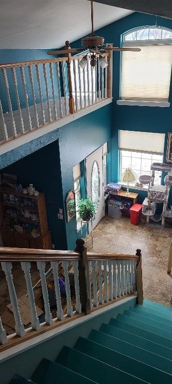 4008 Mt Highway 287, Twin Bridges, MT 59754 - stairs with a towering ceiling