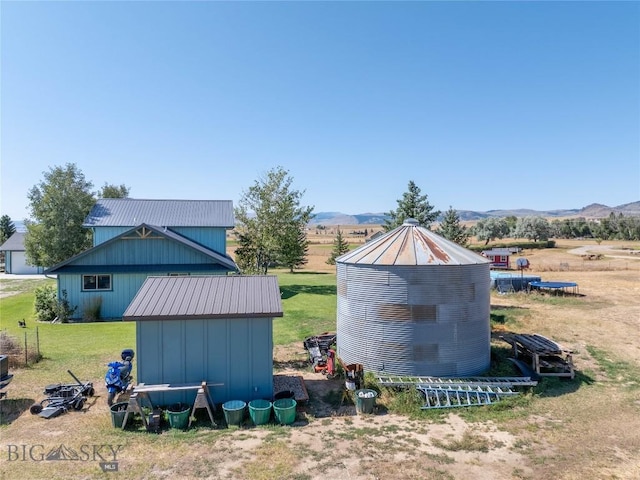 7 Hardy, Ennis, MT 59729 - view of grassy yard with a mountain view and a view of countryside