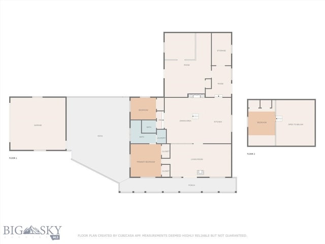 107 Dry Creek Trl, Ennis, MT 59729 - home floor plan