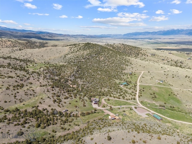 107 Dry Creek Trl, Ennis, MT 59729 - view of rural area with mountains and a desert landscape