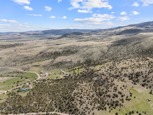 107 Dry Creek Trl, Ennis, MT 59729 - view of mountain backdrop with rural landscape and a desert landscape