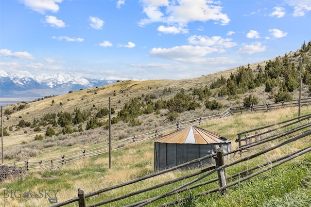 107 Dry Creek Trl, Ennis, MT 59729 - view of mountain background with rural landscape and agricultural land