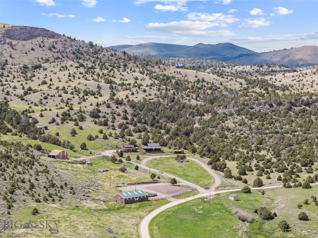 107 Dry Creek Trl, Ennis, MT 59729 - aerial view of mountains