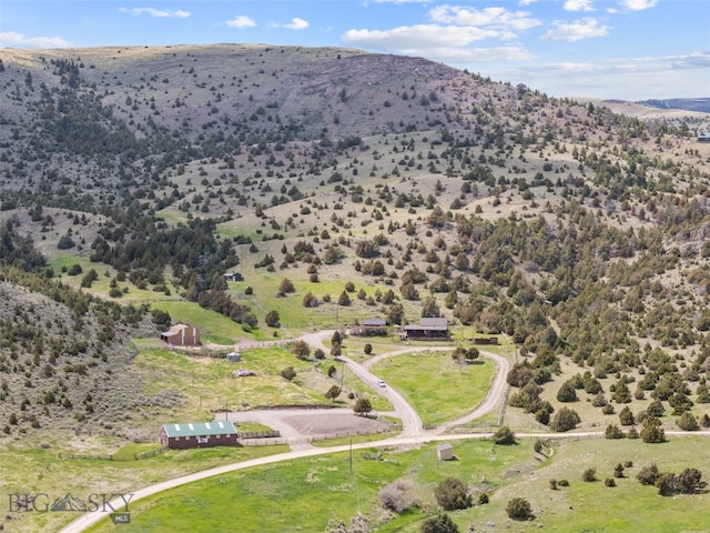 107 Dry Creek Trl, Ennis, MT 59729 - overview of rural landscape with a mountainous background