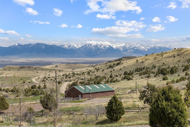 107 Dry Creek Trl, Ennis, MT 59729 - view of mountain background with rural landscape