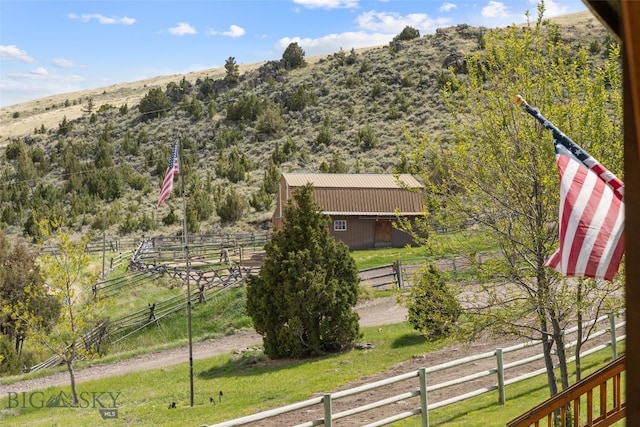 107 Dry Creek Trl, Ennis, MT 59729 - view of mountain background with rural landscape