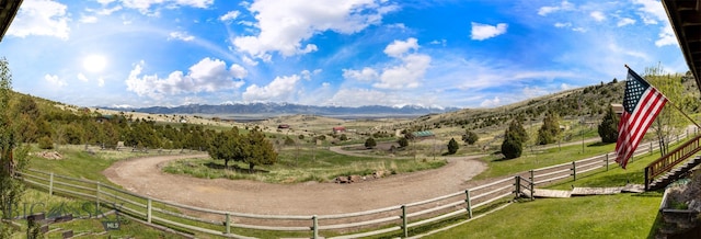 107 Dry Creek Trl, Ennis, MT 59729 - mountain view with rural landscape and a pastoral area