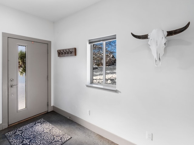 view of foyer entrance