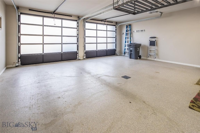 2174 Little Coyote Rd, Big Sky, MT 59716 - garage with baseboards