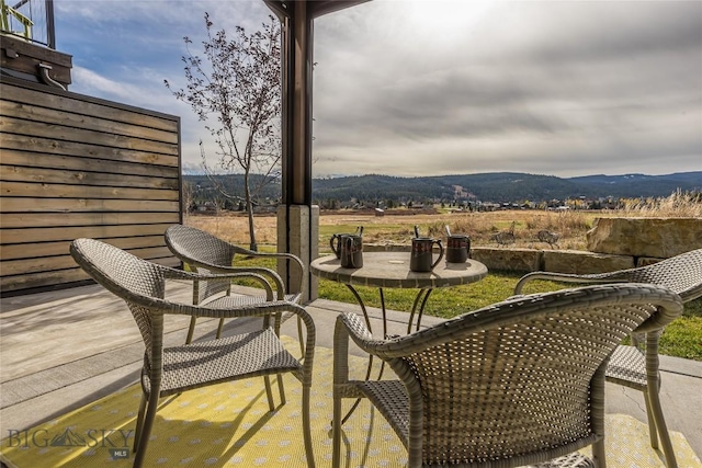 2174 Little Coyote Rd, Big Sky, MT 59716 - balcony with a mountain view