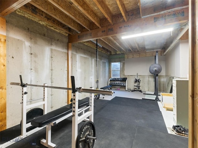 view of workout room