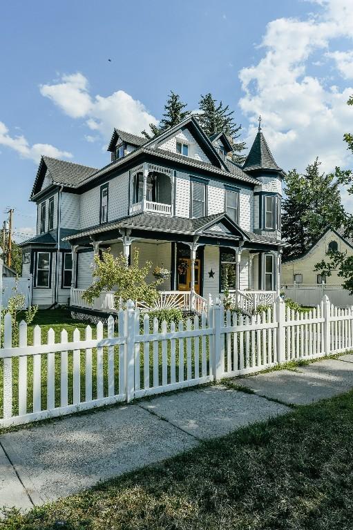 victorian house with a porch