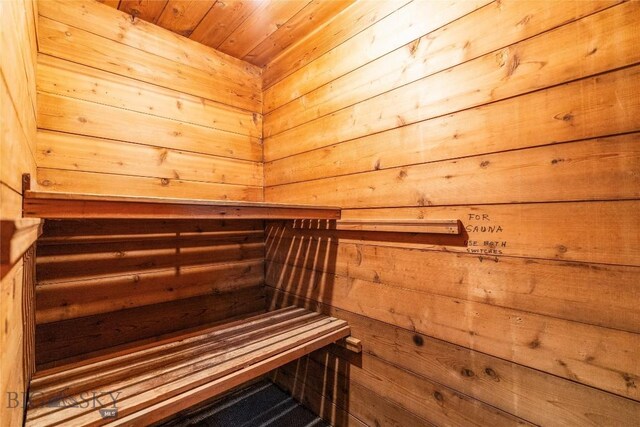 view of sauna / steam room