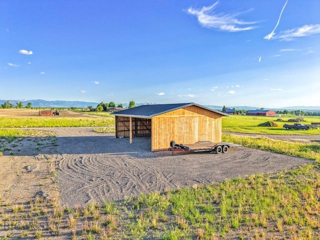 6111 Springhill Rd, Belgrade, MT 59714 - view of pole building featuring a view of rural / pastoral area and an exterior structure