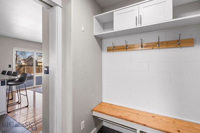 view of mudroom