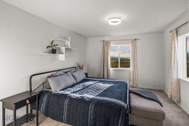 bedroom featuring carpet floors