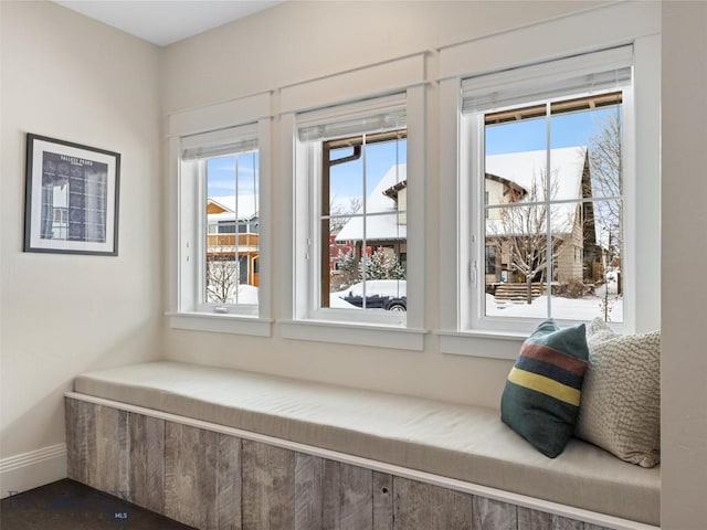 living area with plenty of natural light