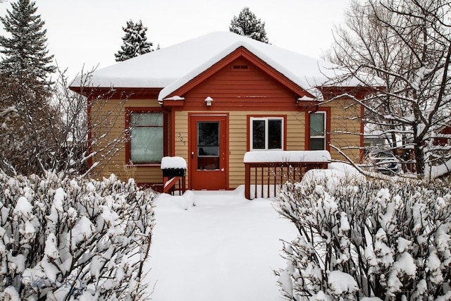 view of front of home