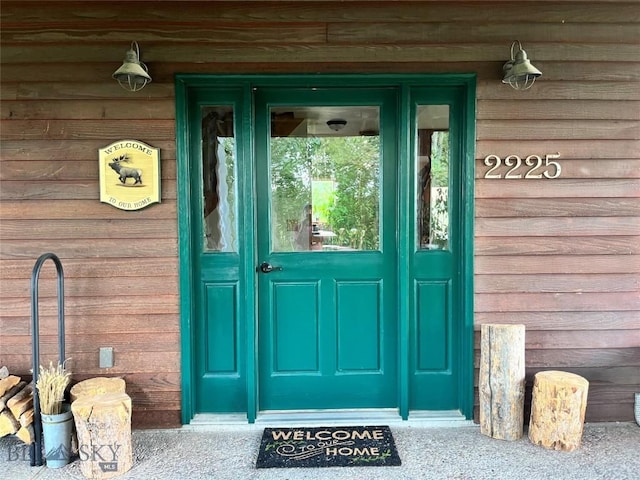 view of entrance to property