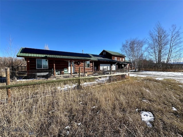 view of cabin