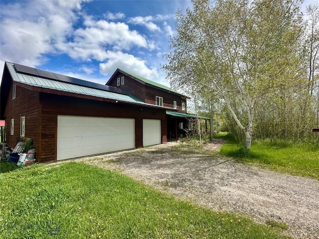 2225 Stagecoach Trail Rd, Manhattan, MT 59741 - view of property exterior featuring dirt driveway and metal roof