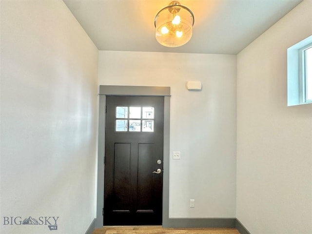 entrance foyer with plenty of natural light