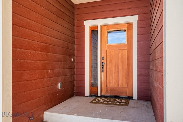 view of entrance to property