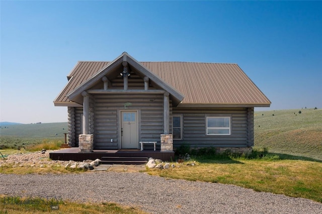 75 Madison Trl, Cameron, MT 59720 - view of log home