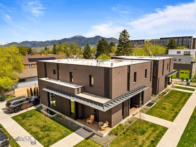 217 W Beall St Unit B, Bozeman, MT 59715 - view of building exterior featuring a mountain view