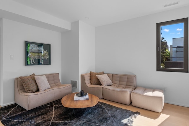 217 W Beall St Unit B, Bozeman, MT 59715 - living room featuring baseboards and wood finished floors