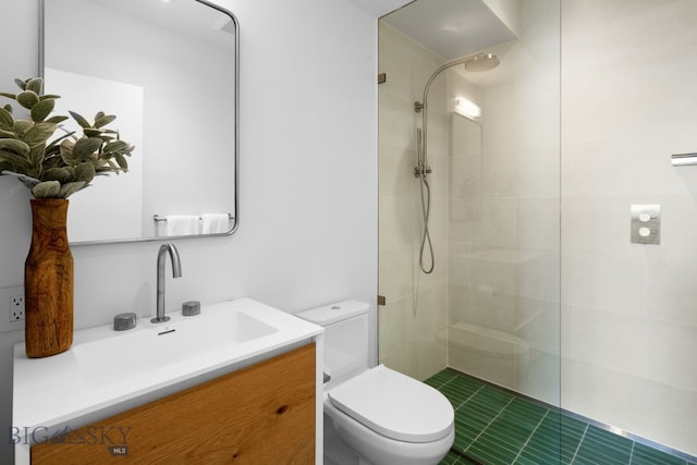 217 W Beall St Unit B, Bozeman, MT 59715 - bathroom with walk in shower and vanity