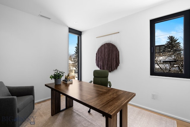 217 W Beall St Unit B, Bozeman, MT 59715 - office space with wood finished floors and baseboards