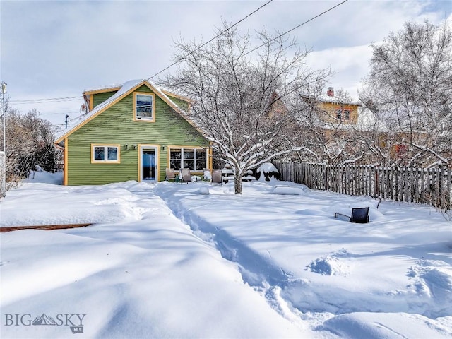 view of front of house