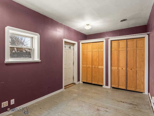 interior space featuring light hardwood / wood-style flooring