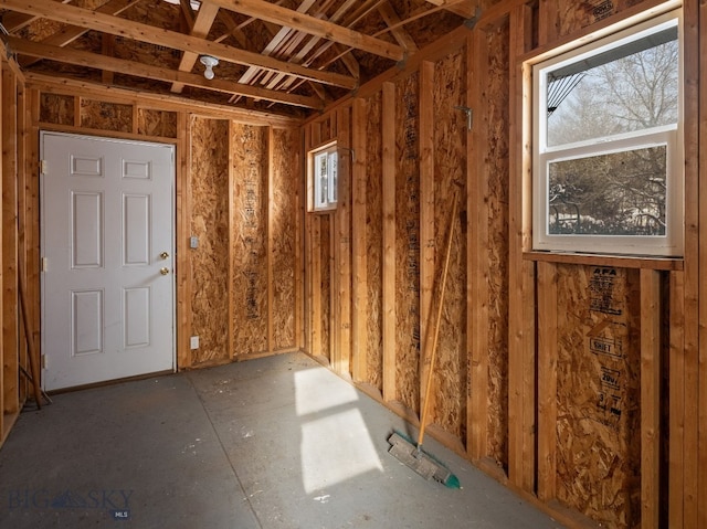 view of storage room