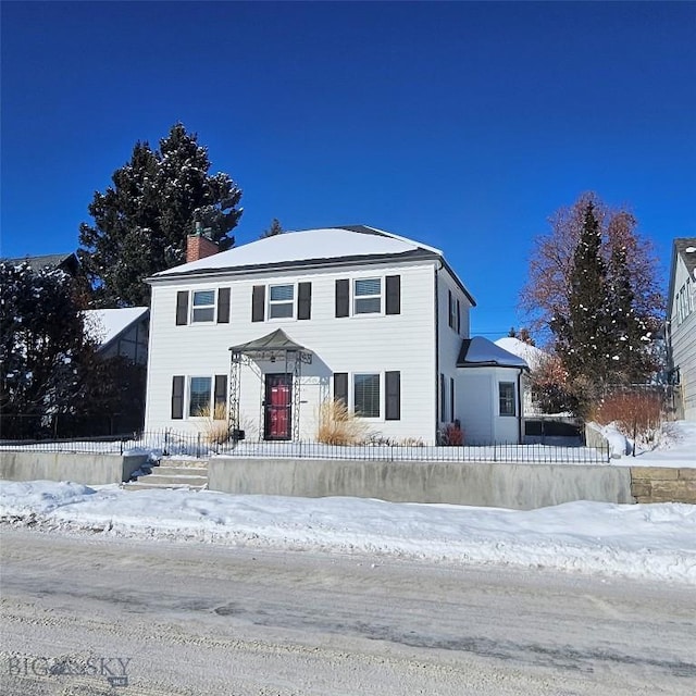 view of front of property