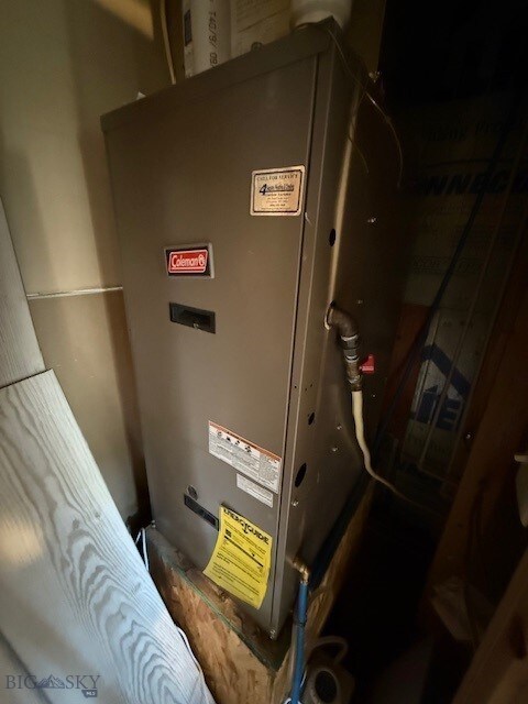5042 US Highway 89 S, Livingston, MT 59047 - utility room featuring heating unit