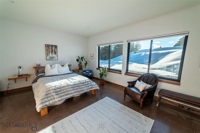 view of tiled bedroom