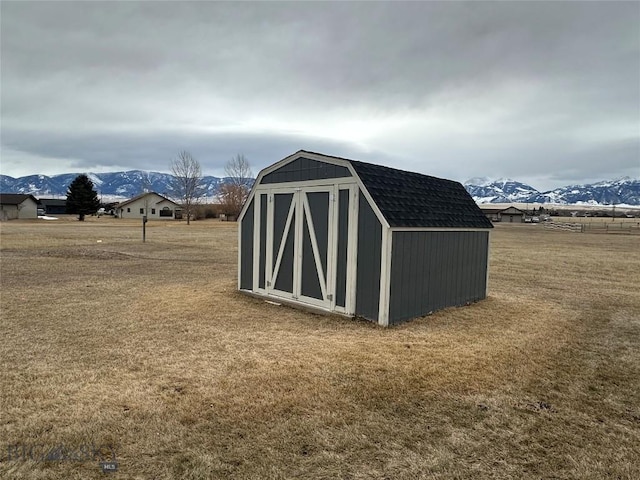 10 Fan Mountain Ct, Ennis, MT 59729 - view of shed featuring a mountain view