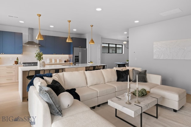 3057 S 31st Ave, Bozeman, MT 59718 - living area featuring recessed lighting