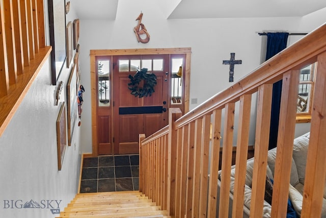 foyer with stairway