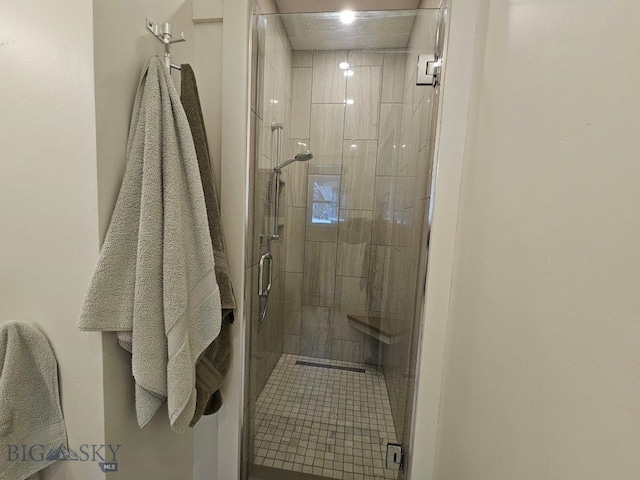 full bath with a stall shower