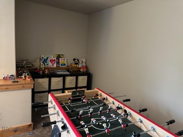 view of game room