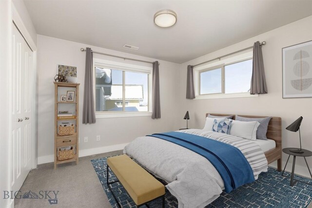 500 Westgate, Bozeman, MT 59718 - carpeted bedroom featuring multiple windows and baseboards