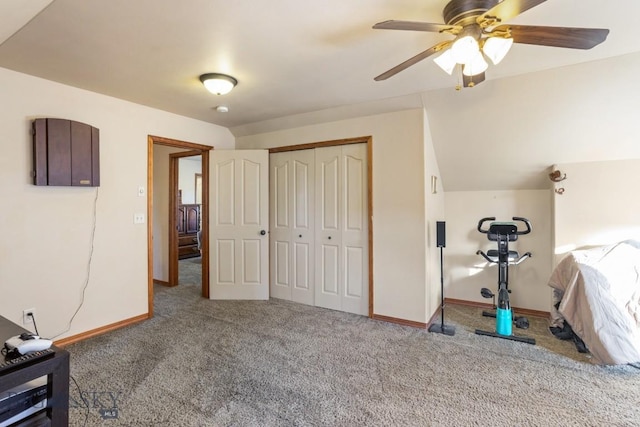 1014 Idaho St, Belgrade, MT 59714 - bedroom featuring carpet floors, a closet, and a ceiling fan