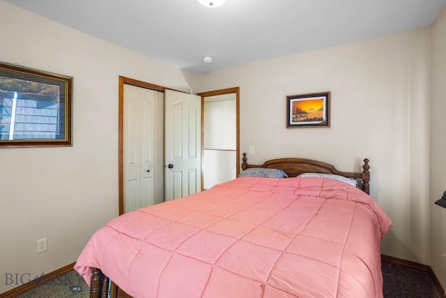 1014 Idaho St, Belgrade, MT 59714 - carpeted bedroom with baseboards and a closet