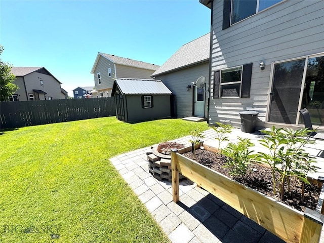 1014 Idaho St, Belgrade, MT 59714 - view of yard with a shed