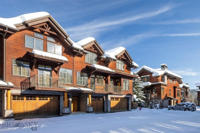 view of front of house featuring an attached garage