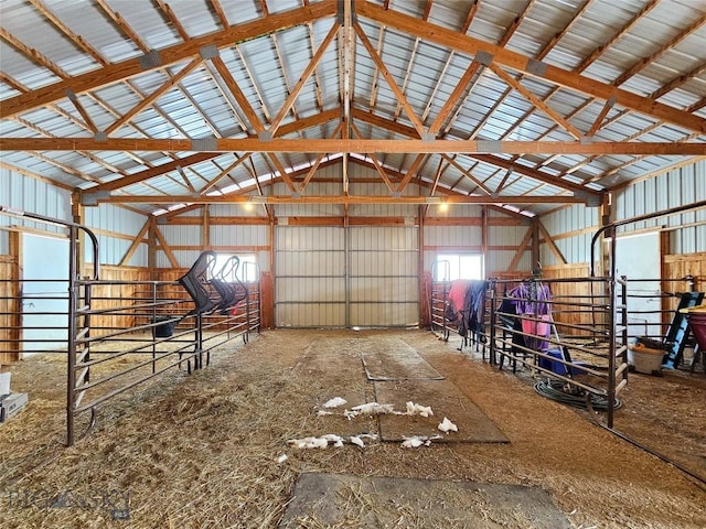 view of stable