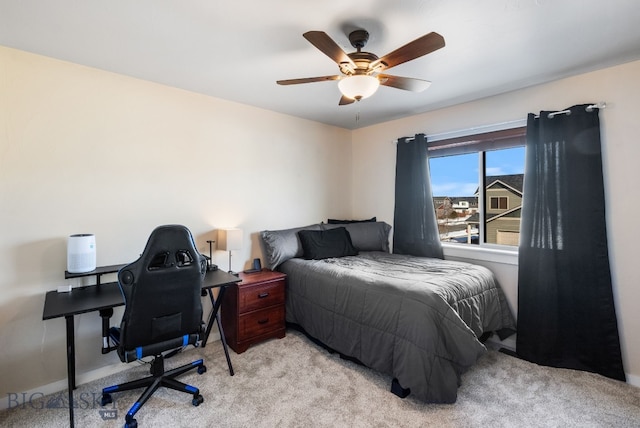 84 Tail Feather Ln Unit B, Bozeman, MT 59718 - bedroom featuring light colored carpet and a ceiling fan